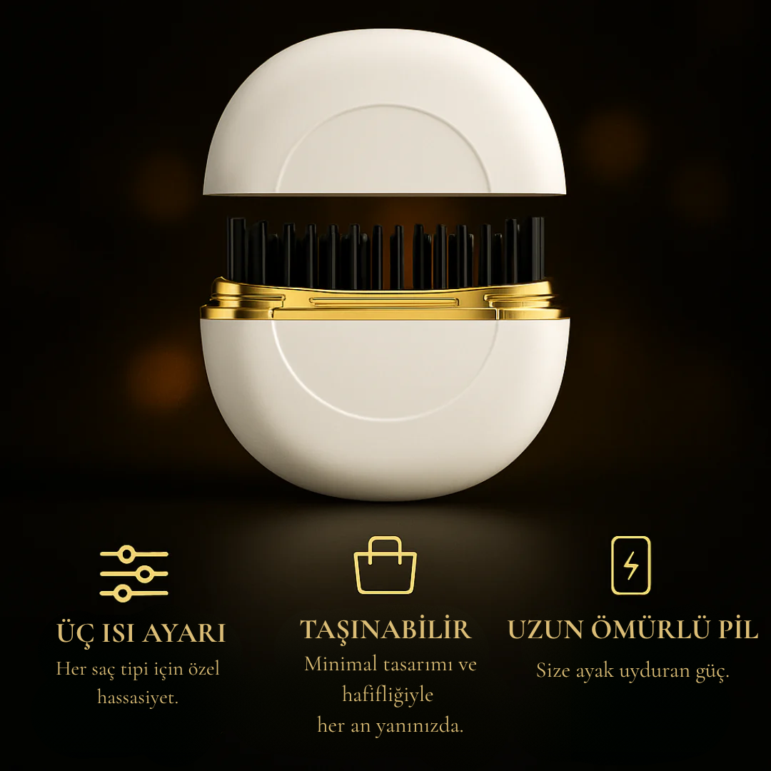 Parlaé® ISITICILI TAŞINABİLİR TARAK